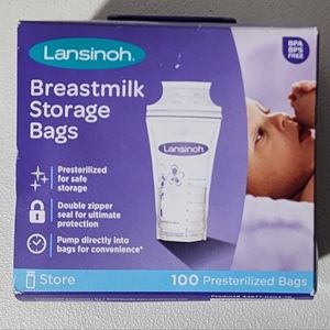 100 Lansinoh Breast Milk Bags